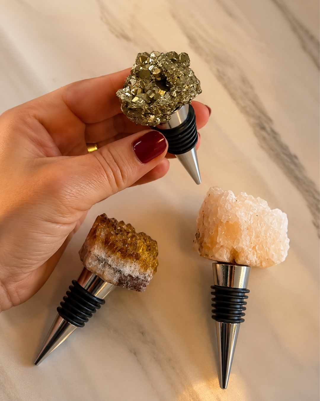 Tampers para Garrafas de Vinho

Cristais e Pedras Naturais